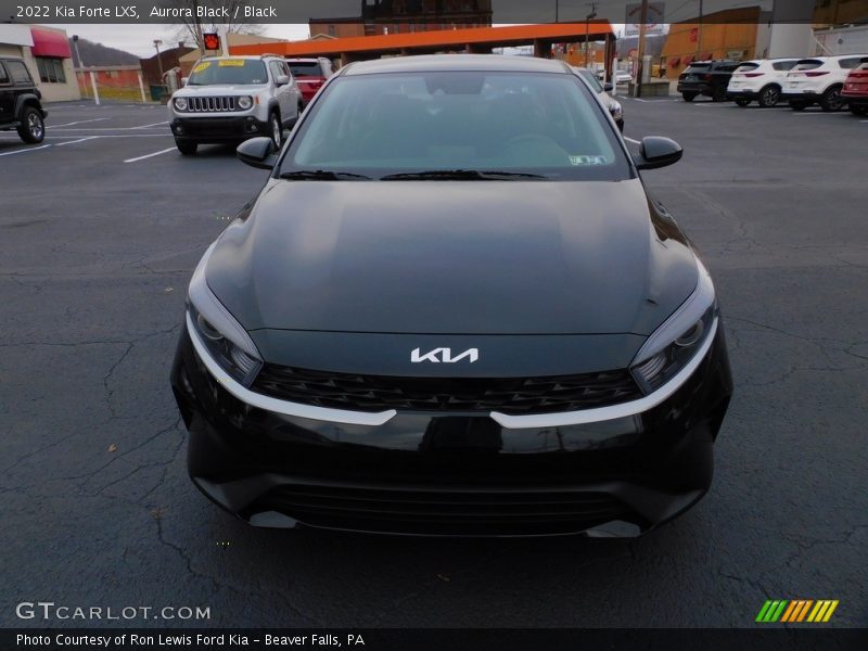 Aurora Black / Black 2022 Kia Forte LXS