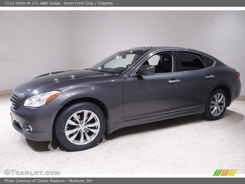 Storm Front Gray / Graphite 2013 Infiniti M 37x AWD Sedan
