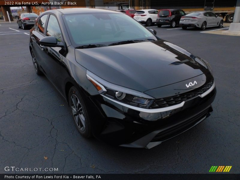 Aurora Black / Black 2022 Kia Forte LXS