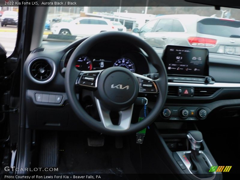 Aurora Black / Black 2022 Kia Forte LXS