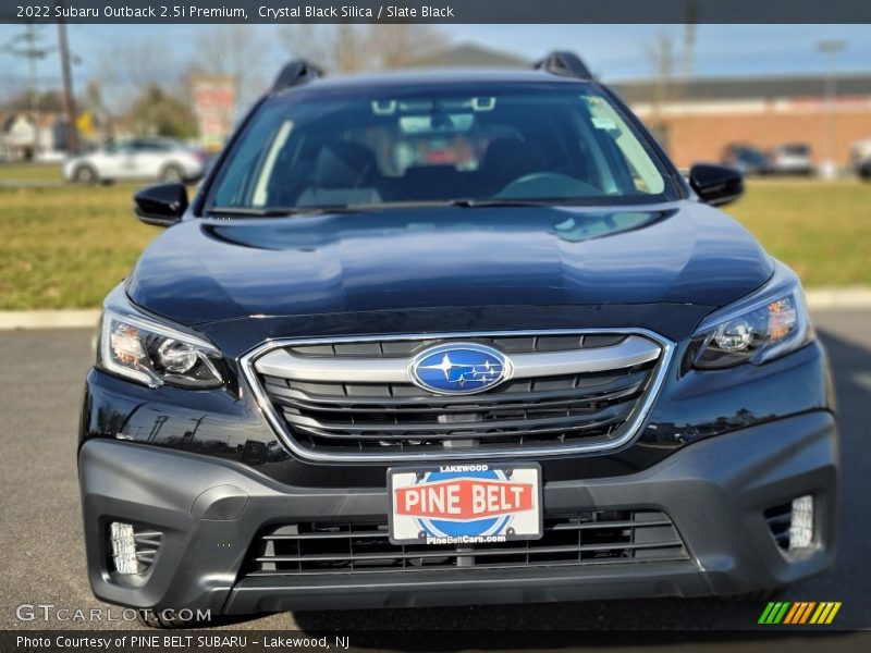 Crystal Black Silica / Slate Black 2022 Subaru Outback 2.5i Premium