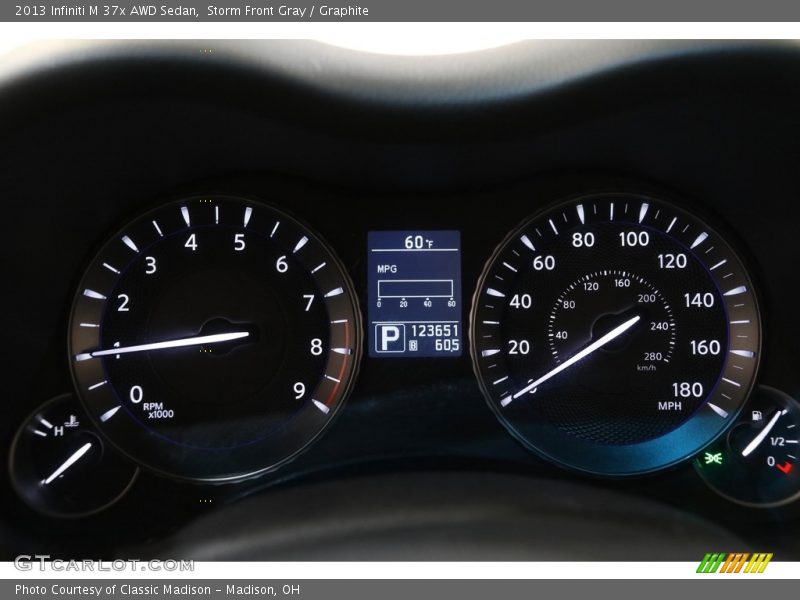 Storm Front Gray / Graphite 2013 Infiniti M 37x AWD Sedan