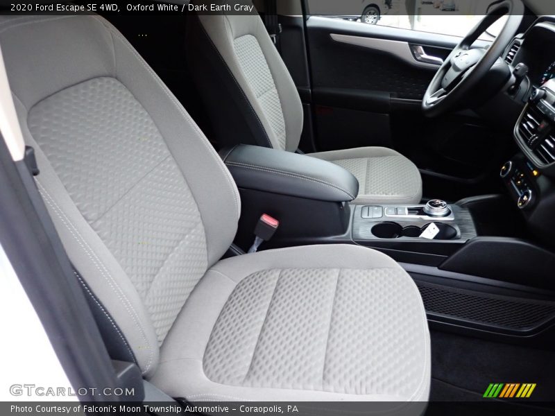 Oxford White / Dark Earth Gray 2020 Ford Escape SE 4WD