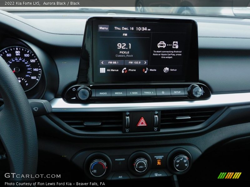 Aurora Black / Black 2022 Kia Forte LXS