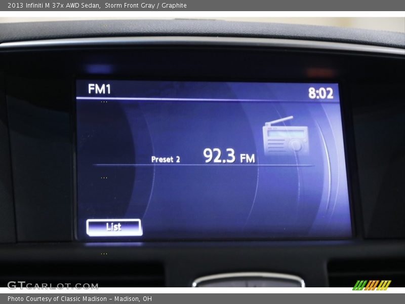 Storm Front Gray / Graphite 2013 Infiniti M 37x AWD Sedan