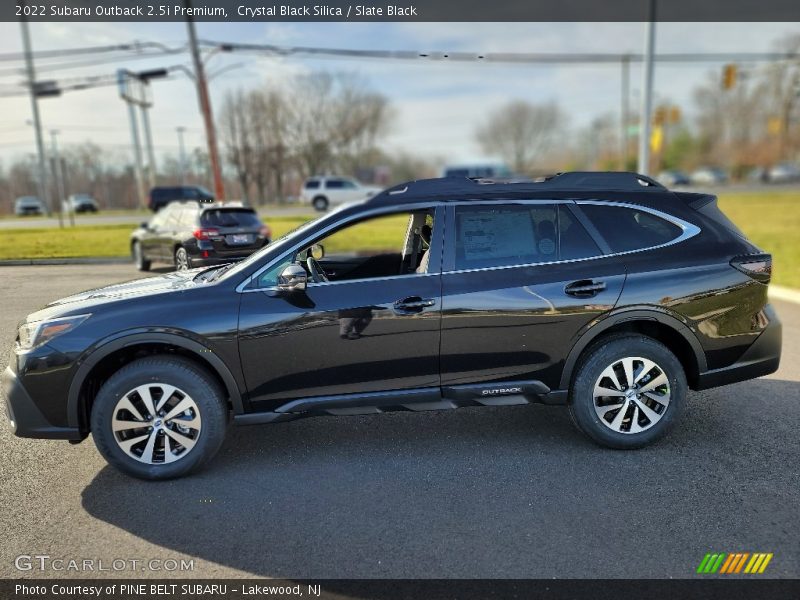 Crystal Black Silica / Slate Black 2022 Subaru Outback 2.5i Premium