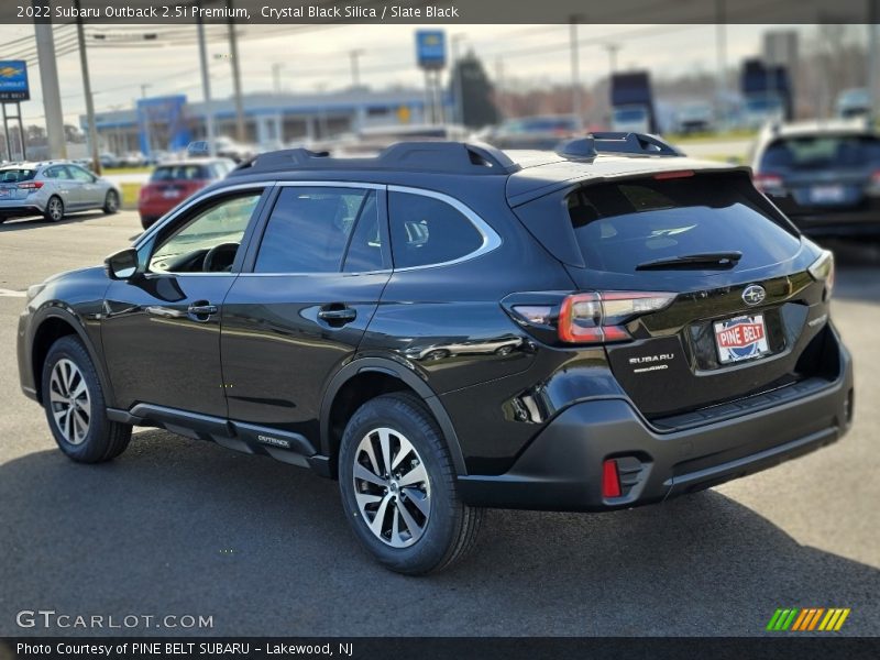 Crystal Black Silica / Slate Black 2022 Subaru Outback 2.5i Premium