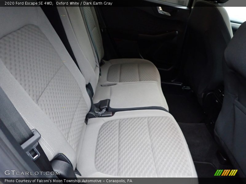 Oxford White / Dark Earth Gray 2020 Ford Escape SE 4WD