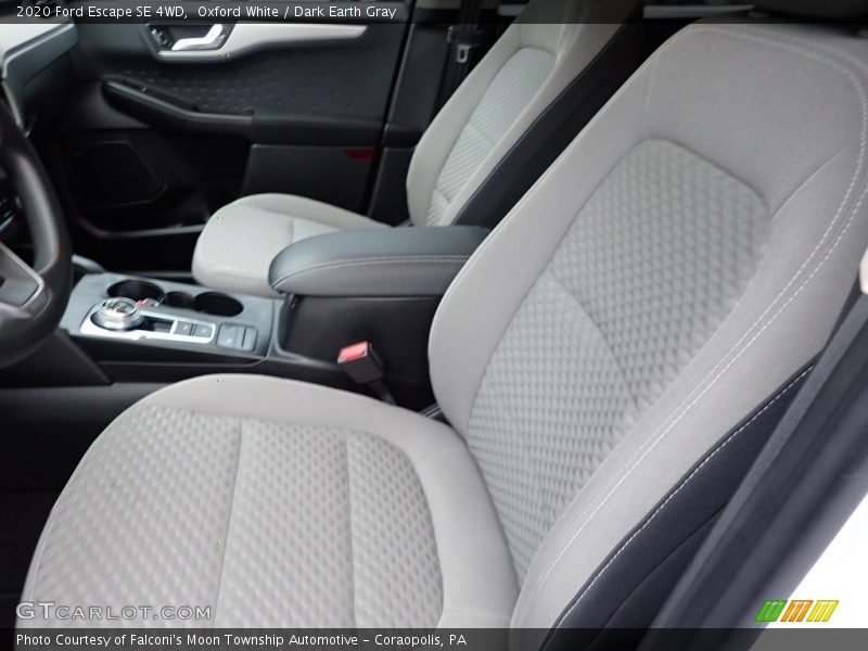 Oxford White / Dark Earth Gray 2020 Ford Escape SE 4WD