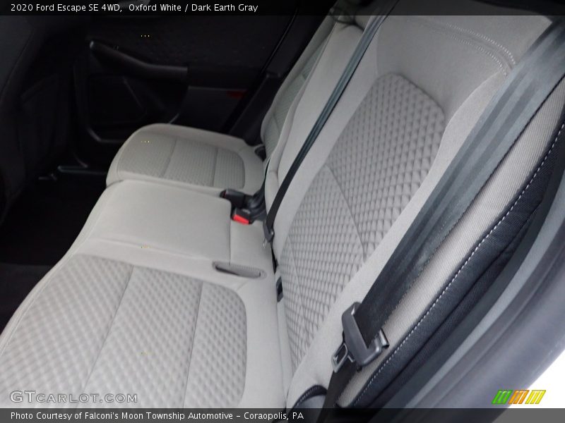 Oxford White / Dark Earth Gray 2020 Ford Escape SE 4WD