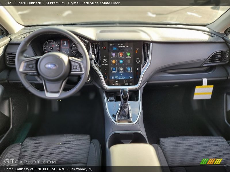Crystal Black Silica / Slate Black 2022 Subaru Outback 2.5i Premium