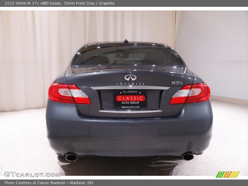 Storm Front Gray / Graphite 2013 Infiniti M 37x AWD Sedan