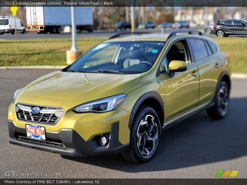 Plasma Yellow Pearl / Black 2021 Subaru Crosstrek Limited