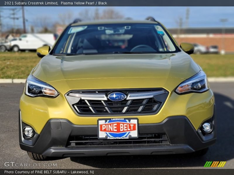 Plasma Yellow Pearl / Black 2021 Subaru Crosstrek Limited