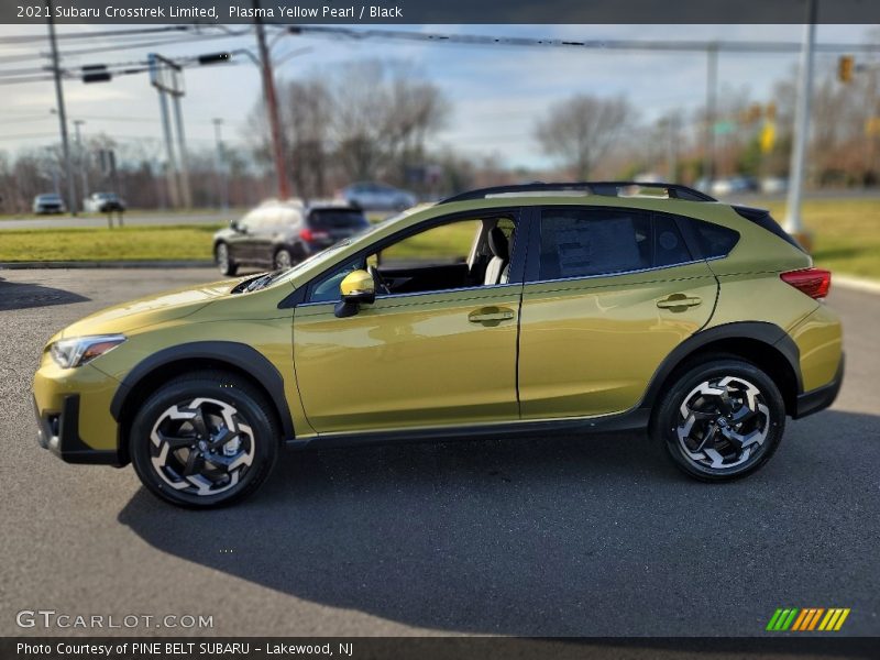Plasma Yellow Pearl / Black 2021 Subaru Crosstrek Limited