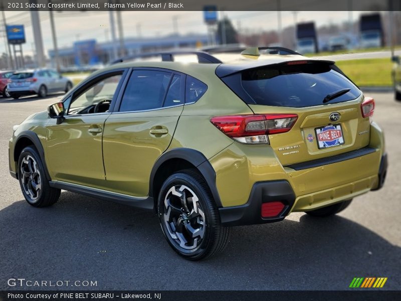 Plasma Yellow Pearl / Black 2021 Subaru Crosstrek Limited