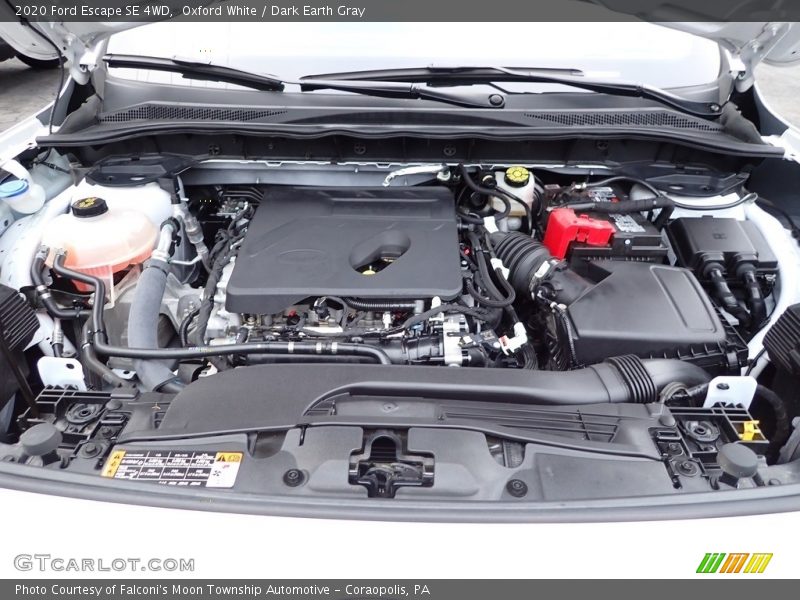Oxford White / Dark Earth Gray 2020 Ford Escape SE 4WD
