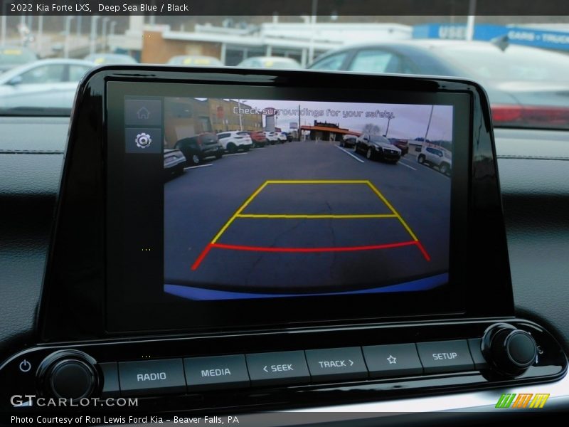 Deep Sea Blue / Black 2022 Kia Forte LXS