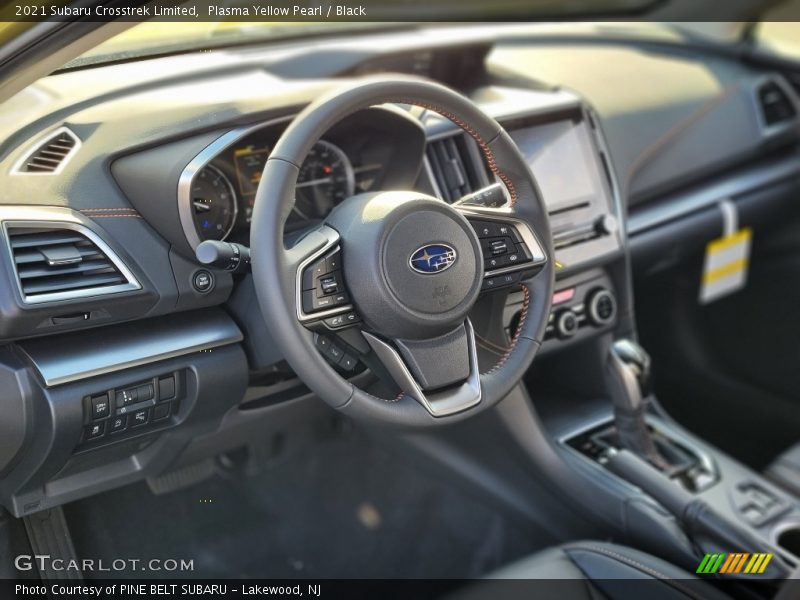 Plasma Yellow Pearl / Black 2021 Subaru Crosstrek Limited