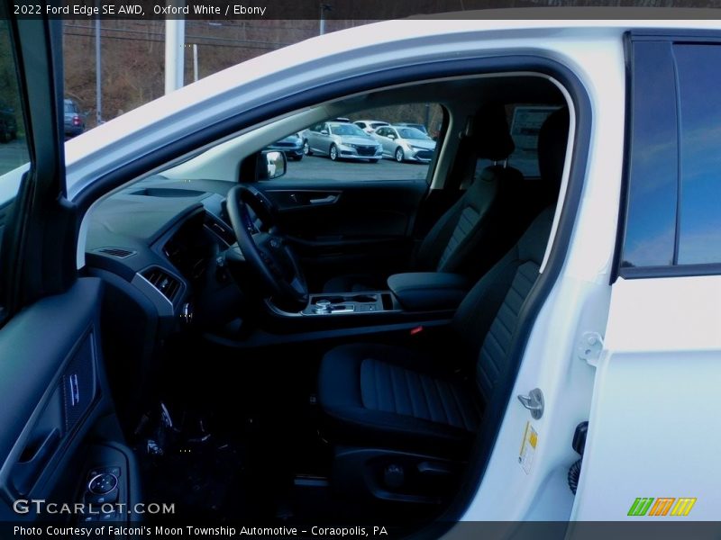 Oxford White / Ebony 2022 Ford Edge SE AWD
