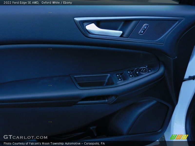 Oxford White / Ebony 2022 Ford Edge SE AWD