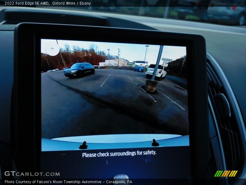 Oxford White / Ebony 2022 Ford Edge SE AWD