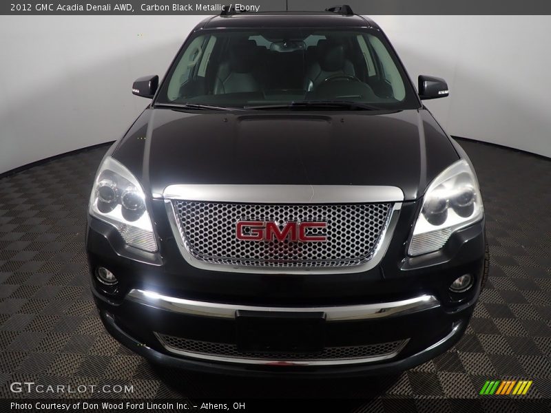 Carbon Black Metallic / Ebony 2012 GMC Acadia Denali AWD