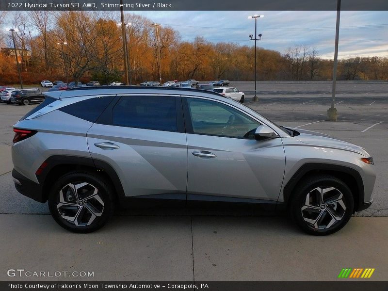 Shimmering Silver / Black 2022 Hyundai Tucson SEL AWD