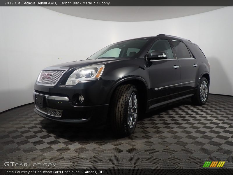 Carbon Black Metallic / Ebony 2012 GMC Acadia Denali AWD