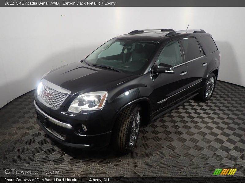 Carbon Black Metallic / Ebony 2012 GMC Acadia Denali AWD