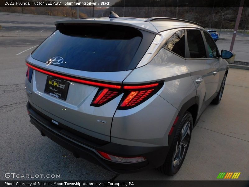 Shimmering Silver / Black 2022 Hyundai Tucson SEL AWD