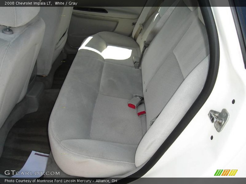 White / Gray 2008 Chevrolet Impala LT