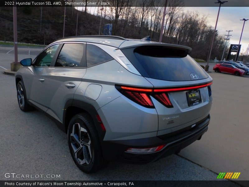 Shimmering Silver / Black 2022 Hyundai Tucson SEL AWD