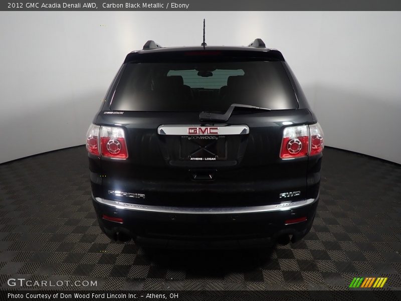 Carbon Black Metallic / Ebony 2012 GMC Acadia Denali AWD