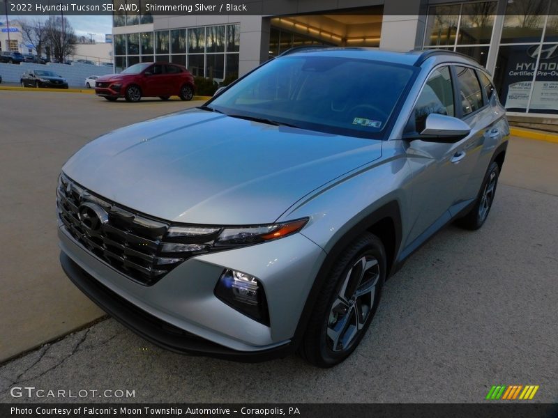 Shimmering Silver / Black 2022 Hyundai Tucson SEL AWD