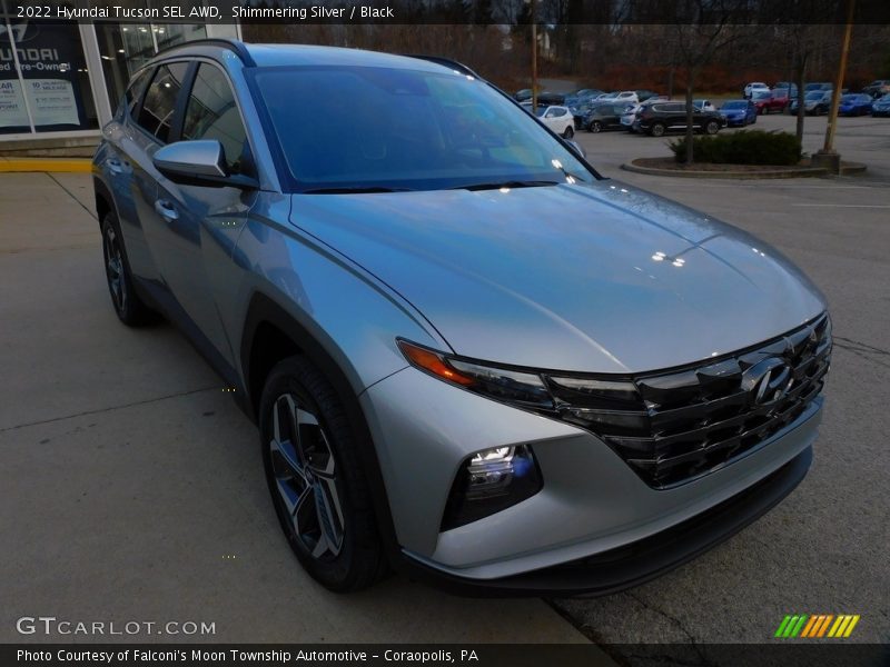 Shimmering Silver / Black 2022 Hyundai Tucson SEL AWD