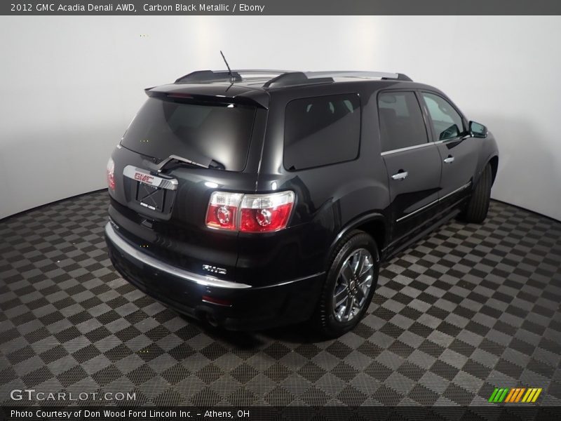 Carbon Black Metallic / Ebony 2012 GMC Acadia Denali AWD