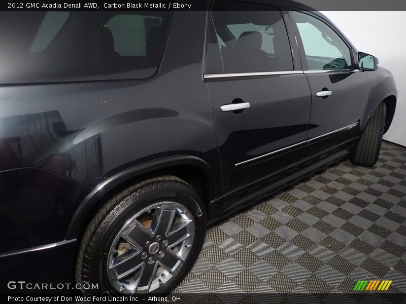 Carbon Black Metallic / Ebony 2012 GMC Acadia Denali AWD