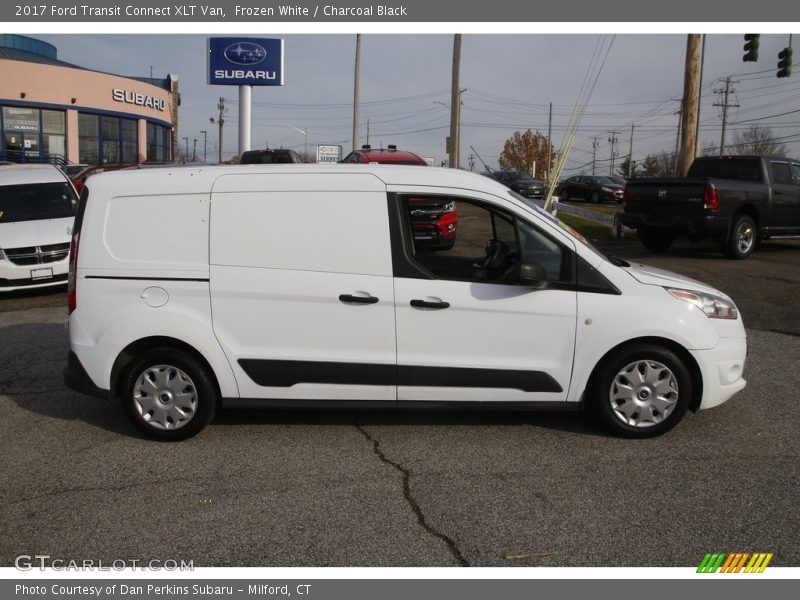 Frozen White / Charcoal Black 2017 Ford Transit Connect XLT Van