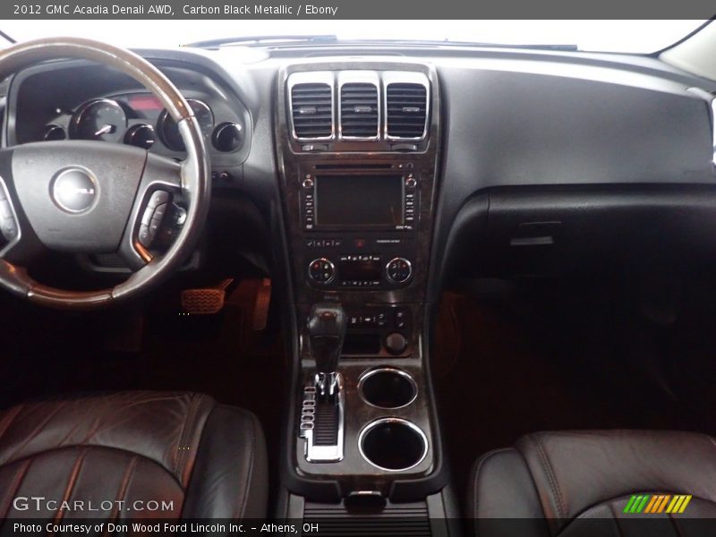 Carbon Black Metallic / Ebony 2012 GMC Acadia Denali AWD