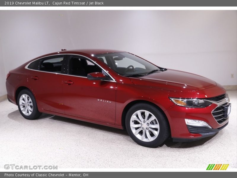 Cajun Red Tintcoat / Jet Black 2019 Chevrolet Malibu LT