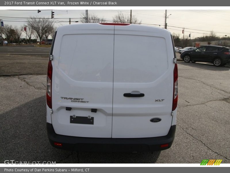 Frozen White / Charcoal Black 2017 Ford Transit Connect XLT Van