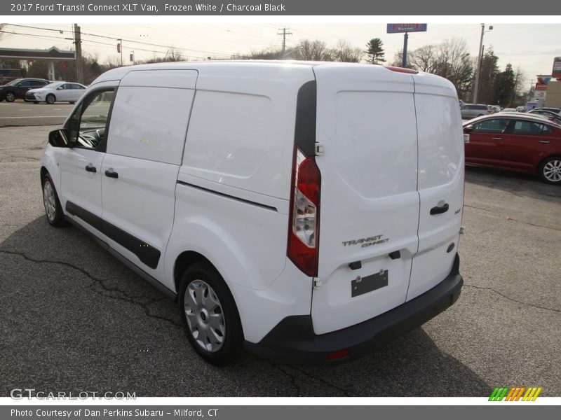 Frozen White / Charcoal Black 2017 Ford Transit Connect XLT Van