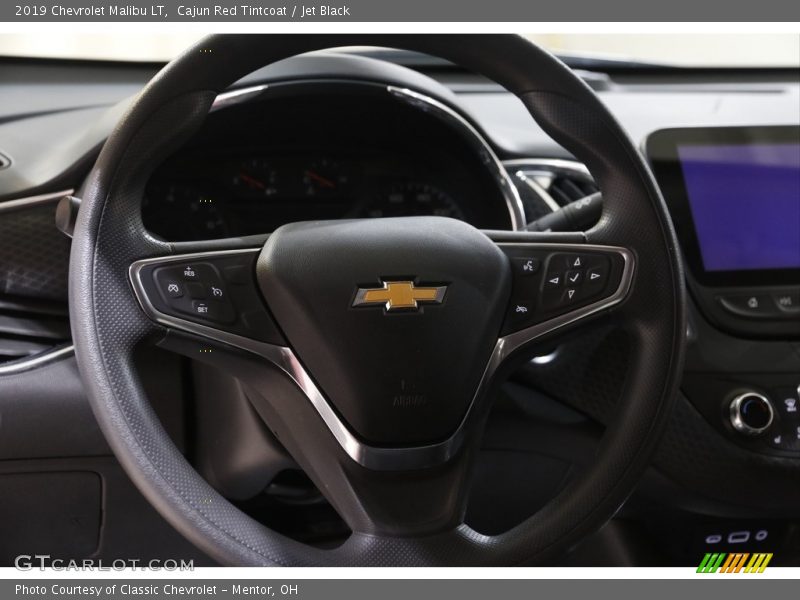 Cajun Red Tintcoat / Jet Black 2019 Chevrolet Malibu LT