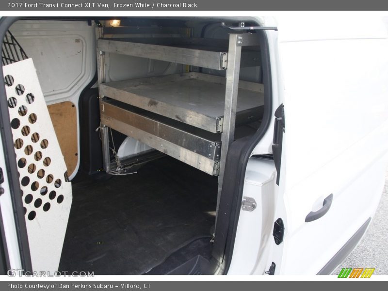 Frozen White / Charcoal Black 2017 Ford Transit Connect XLT Van