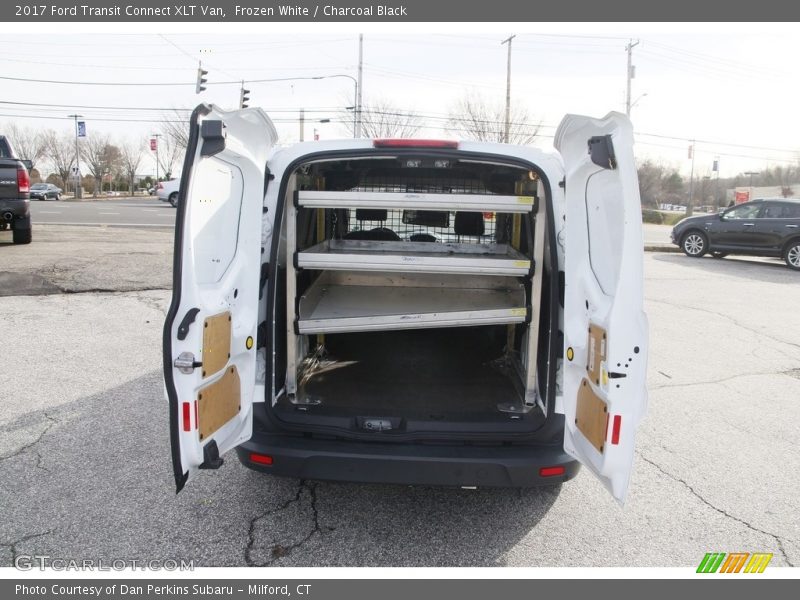 Frozen White / Charcoal Black 2017 Ford Transit Connect XLT Van