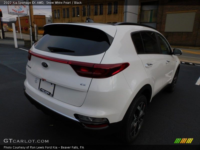 Snow White Pearl / Black 2022 Kia Sportage EX AWD