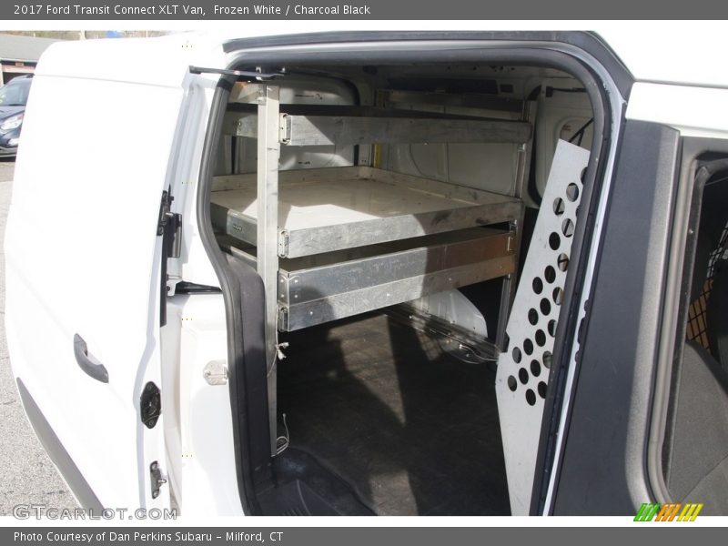 Frozen White / Charcoal Black 2017 Ford Transit Connect XLT Van