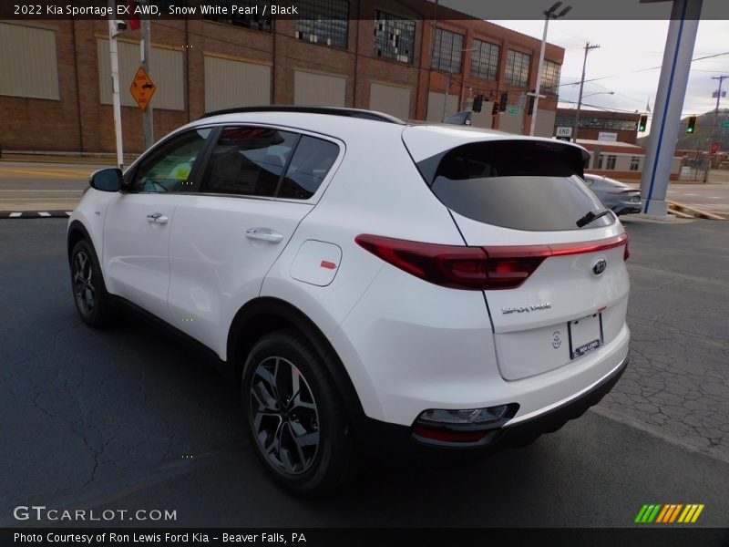 Snow White Pearl / Black 2022 Kia Sportage EX AWD
