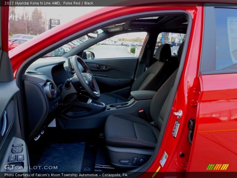 Pulse Red / Black 2022 Hyundai Kona N Line AWD
